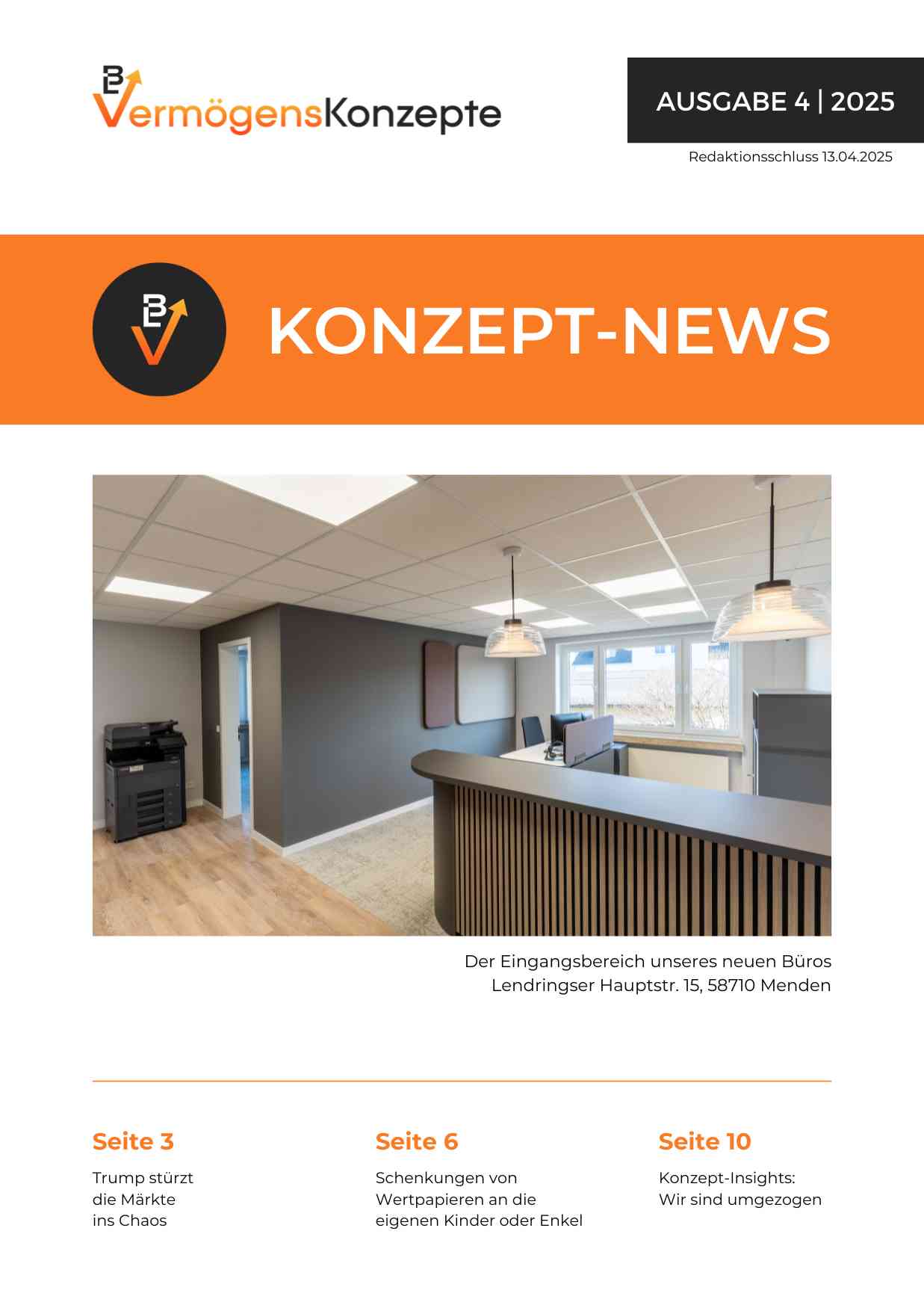 Cover: Konzept-News – Ausgabe 04-2025