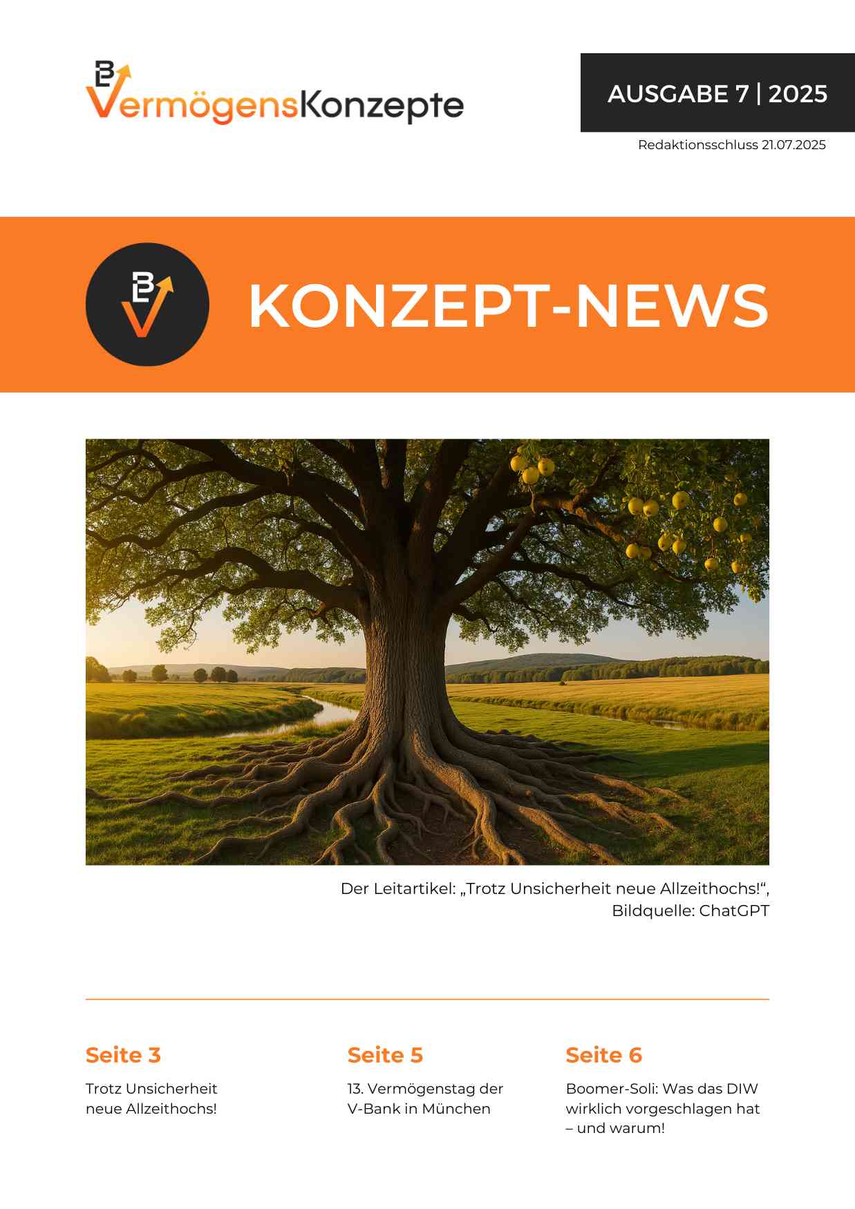 Cover: Konzept-News – Ausgabe 07-2025