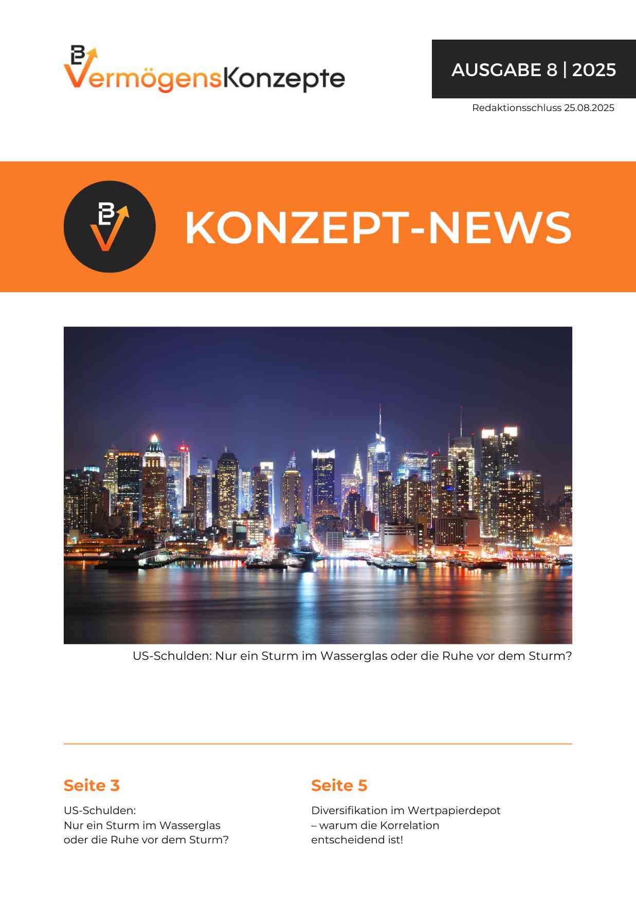 Cover: Konzept-News – Ausgabe 08-2025