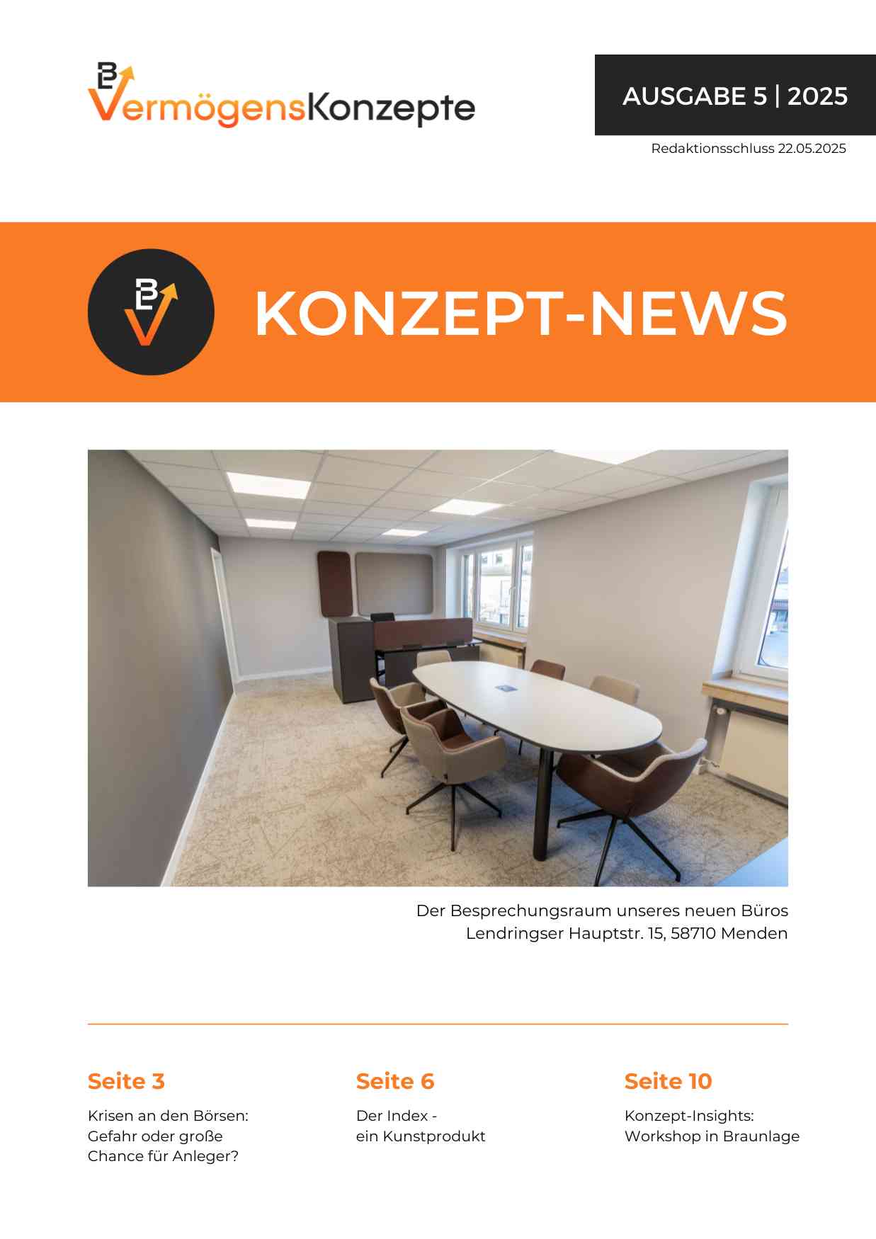 Cover: Konzept-News – Ausgabe 05-2025